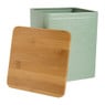 Voorraadblik Relief - groen - 13.5x13.5x17 cm