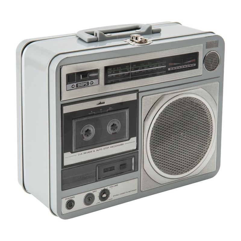 Blik radio - 17x22x9 cm