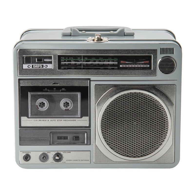 Blik radio - 17x22x9 cm