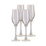 Champagneglazen goud - 16 cl - set van 4