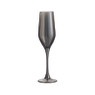 Champagneglazen grijs - 16 cl - set van 4
