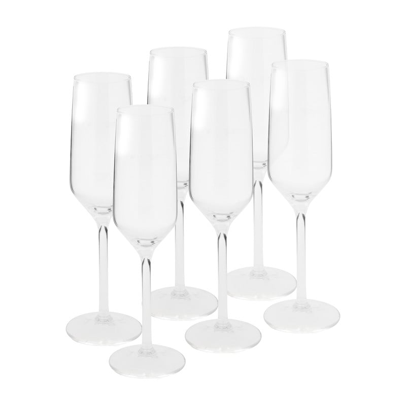 Champagneglazen Alpina - 22 cl - set van 6