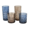 Longdrinkglas timeless - blauw - 4x450 ml