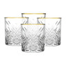 Drinkglas Timeless met gouden rand - 350 ml