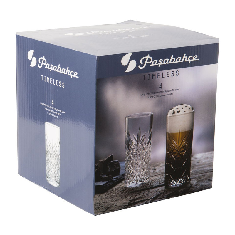 Longdrinkglas Timeless - 29.5 cl - set van 4