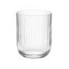 Waterglas ribbel - glas - 300 ml