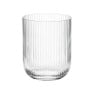 Waterglas ribbel - glas - 300 ml