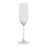 Champagneglas plisse - transparant - 210 ml