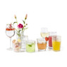 Waterglas gouden rand - transparant - 450 ml