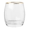 Sapglas met gouden rand - 45 cl 