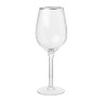 Wijnglas met zilveren rand - 45 cl 