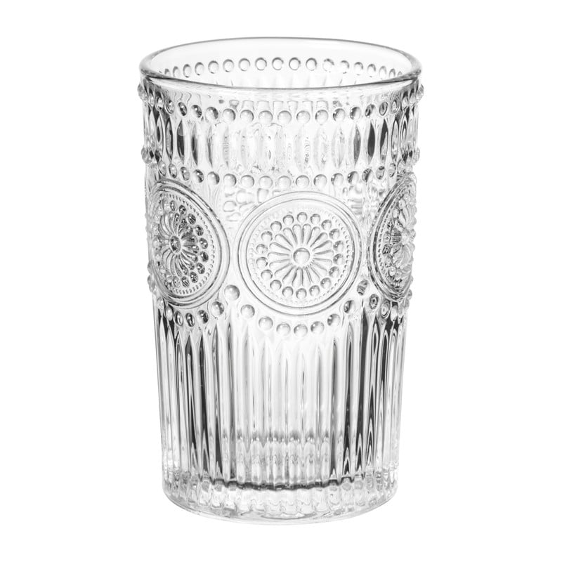 Longdrinkglas romantic  - transparant - 300 ml