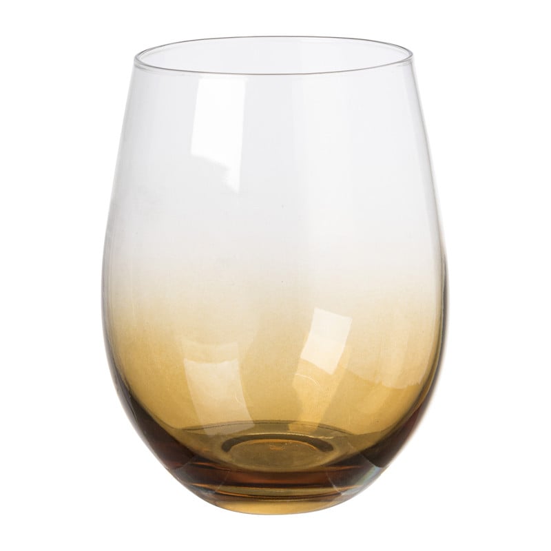 Waterglas Amber - glas - 450 ml