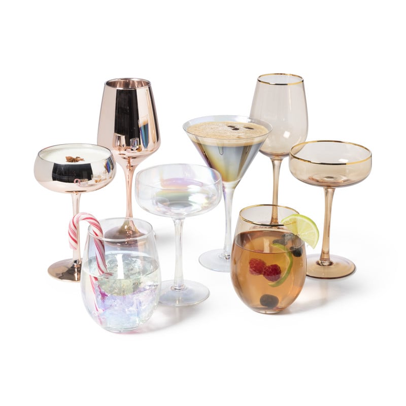 Waterglas parelmoer - 450 ml