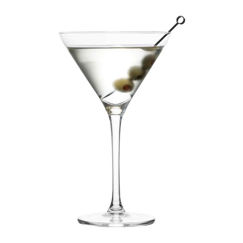 Martiniglas - set van 6 - 260 ml