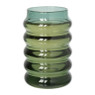 Drinkglas bubbel - groen - ø8x13 cm