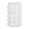 Drinkglas bubbel - transparant - ø8x13 cm