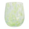 Drinkglas - groen - ø7x9.5 cm
