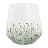 Waterglas stippen - transparant - 450 ml
