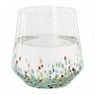Waterglas stippen - transparant - 450 ml