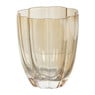 Waterglas geschulpt - goudkleurig - 250 ml