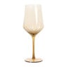 Wijnglas relief - bruin - 480 ml