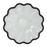 Schaaltje clover klein - groen - ø13x5.5 cm