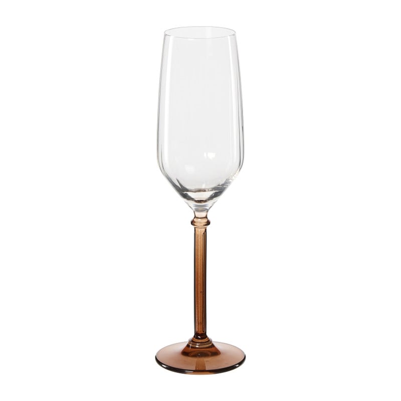 Champagneglas royal - bruin - 220 ml