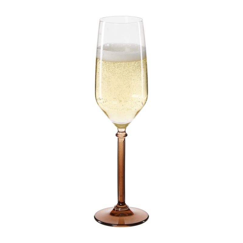 Champagneglas royal - bruin - 220 ml