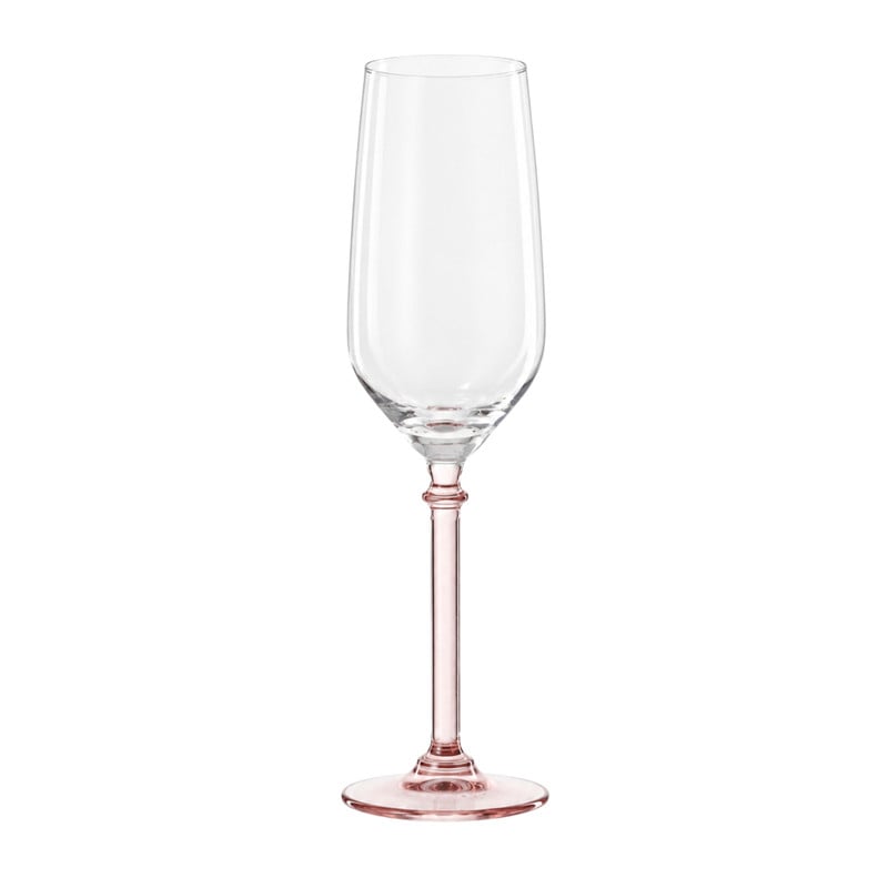 Champagneglas royal - lichtroze - 220 ml