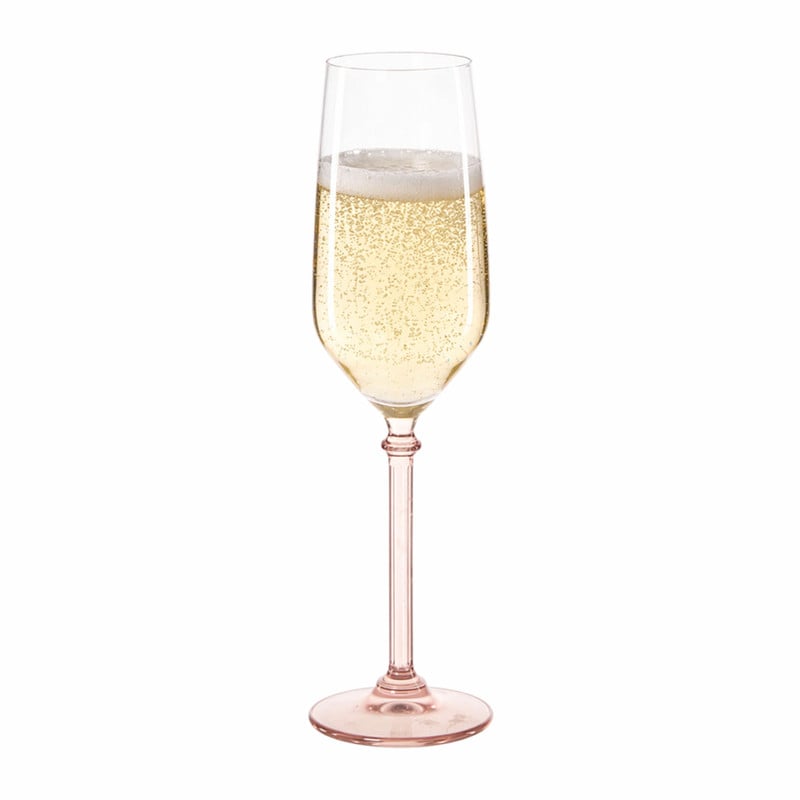Champagneglas royal - lichtroze - 220 ml