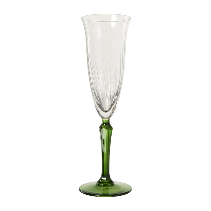 Champagneglas splendid - groen - 210 ml