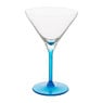 Cocktailglas colourful - 26 cl - blauw - set van 4