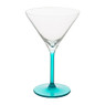 Cocktailglas colourful - 26 cl - turquoise - set van 4