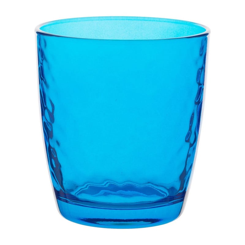 Sapglas colourful - 32 cl - blauw - set van 6