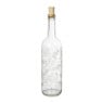 Waterfles met kurk - bloemen - 750 ml