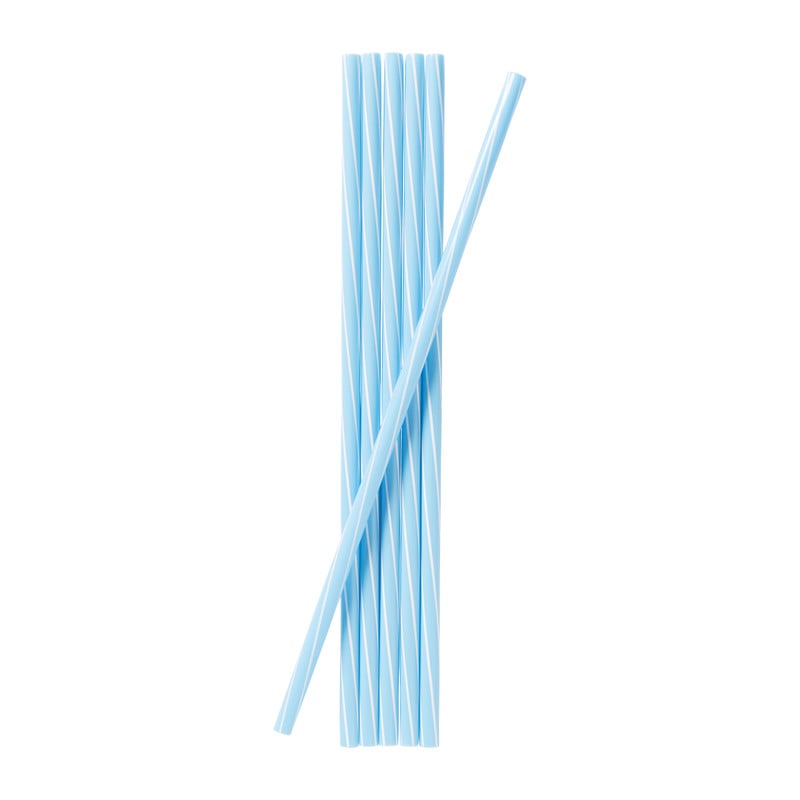 Rietjes kunststof - multikleur - 50 stuks