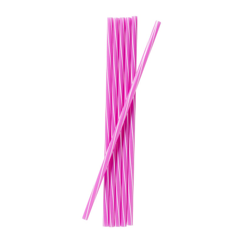 Rietjes kunststof - multikleur - 50 stuks