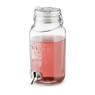 Limonadefles met kraan Summer party - 4 liter