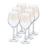 Wijnglas stip - goud - 40 cl