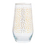 Waterglas stip - goud - 40 cl