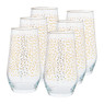 Waterglas stip - goud - 40 cl