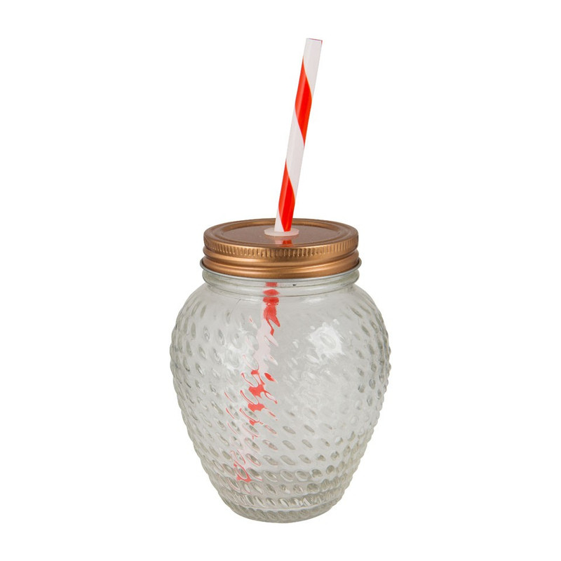 Mason jar aardbei - 50 cl