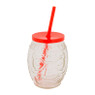 Mason jar tiki - rood