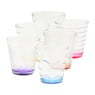 Excellent Houseware  gekleurde glazen - 250 ml - set van 6 