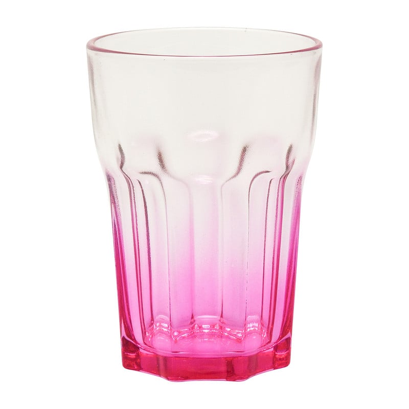 Excellent Houseware gekleurde glazen - 360 ml - set van 4