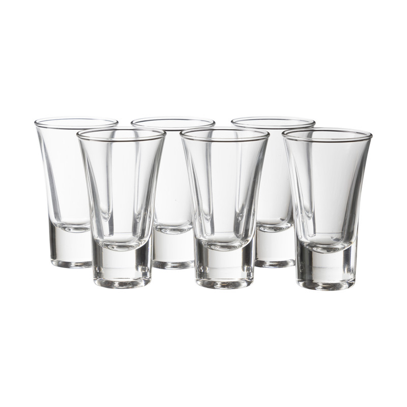 Borrelglaasjes - 5,7 cl - set van 6