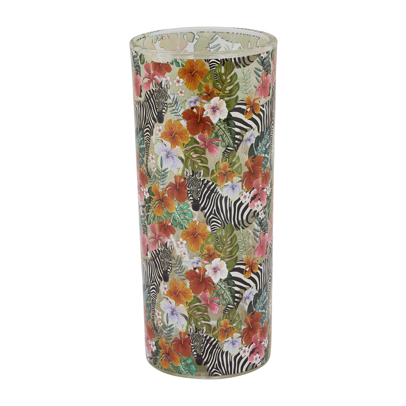 Drinkglas jungle - zebra/cheetah - 30 cl