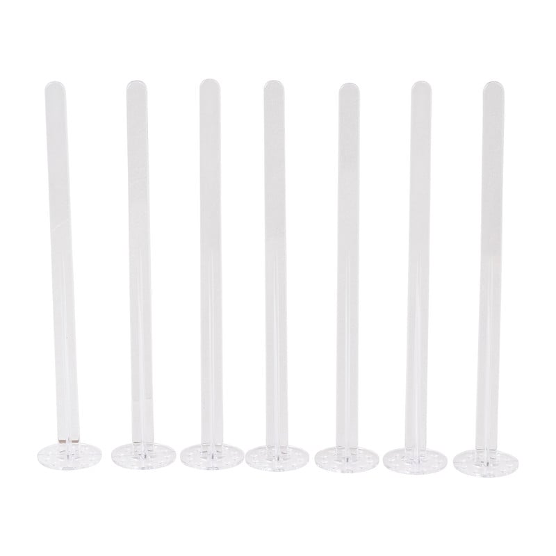 Cocktailstampers - transparant - set van 8