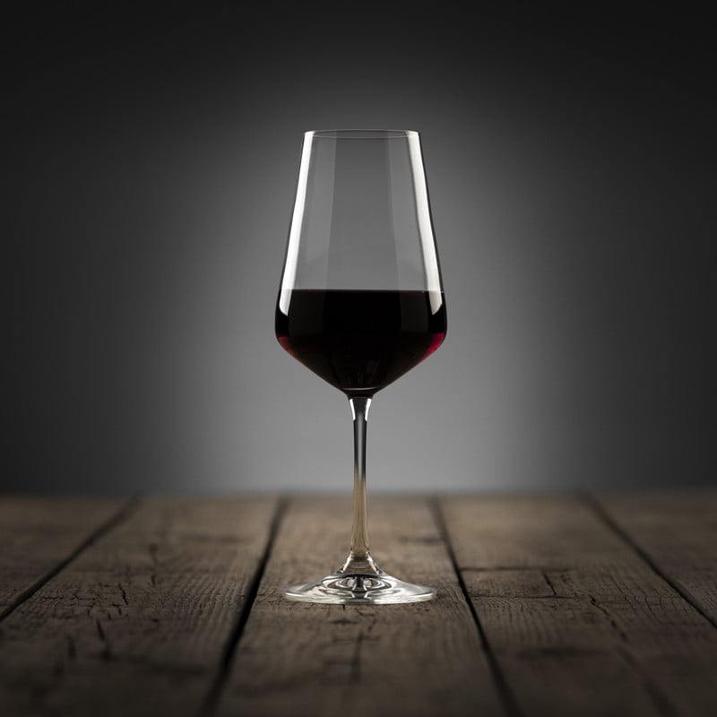 Wijnglas kristal - 450 ml - set van 4 
